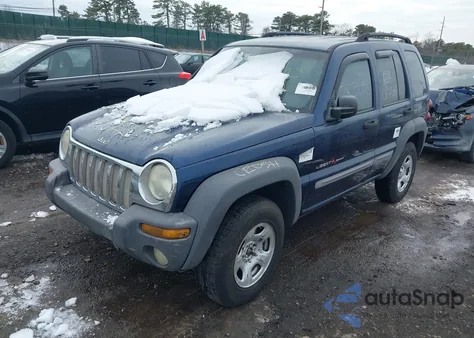 2002 Jeep Liberty Sport from USA, damaged, VIN 1J4GL48K92W129884